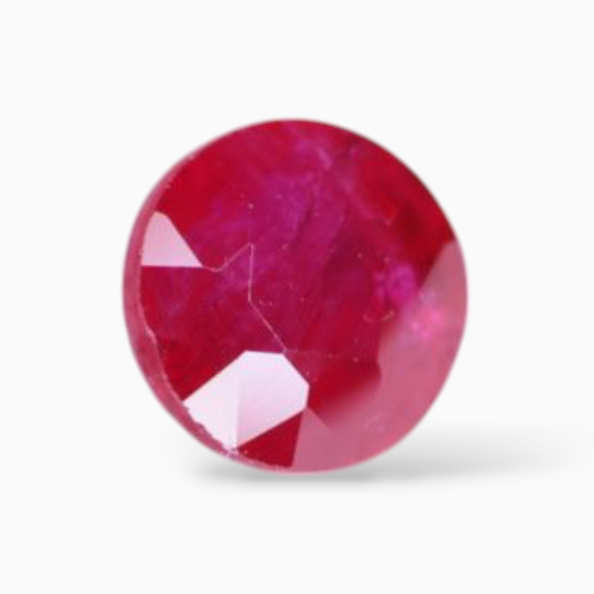 Natural Rubies For Sale 0.57 Carats Round Shape 4.5mm