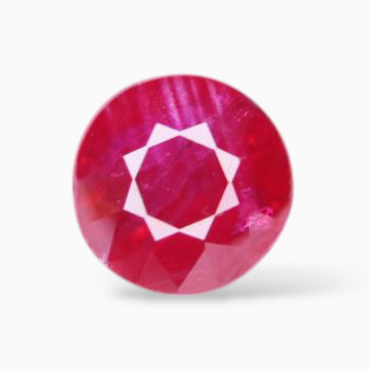 Natural Rubies For Sale 0.57 Carats Round Shape 4.5mm