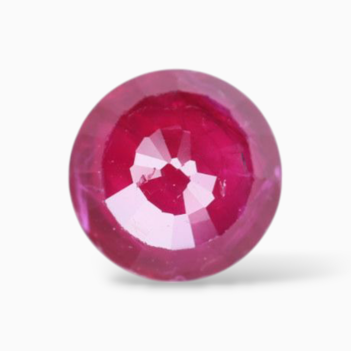 Manik Stone Ruby 0.45 Carats Round Shape 4.7mm