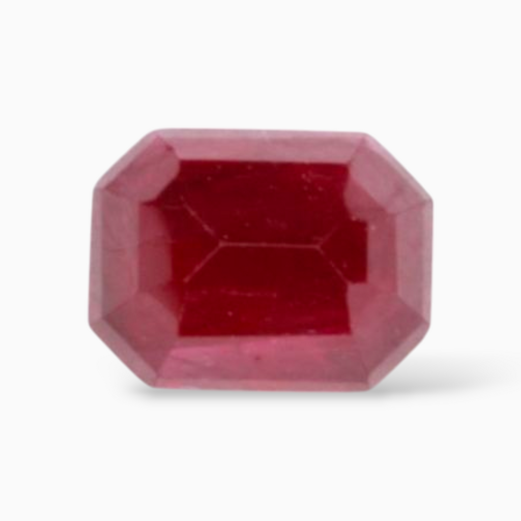 Sale Buy Natural Ruby Gemstone In Octagon Cut Shape 0.48 Carats 5x4mm Size