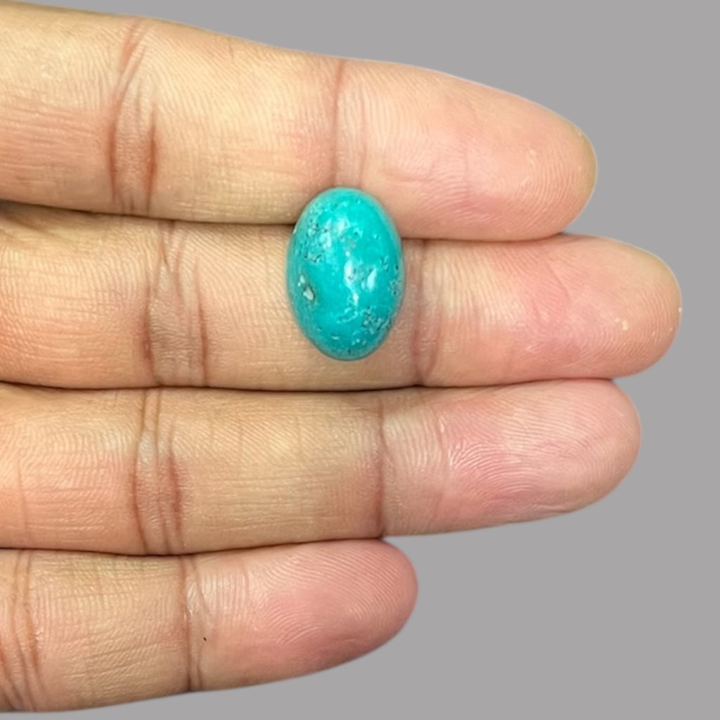 turquoise Stones For Sale 11.34 Carats 17.5 x 12.3 x 8.6 mm in Oval