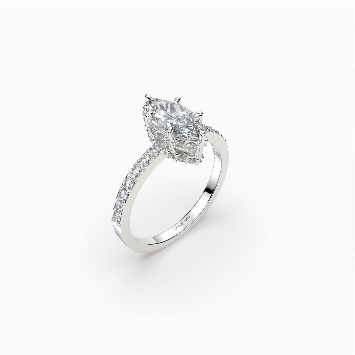 Moissanite Diamond Rings - River