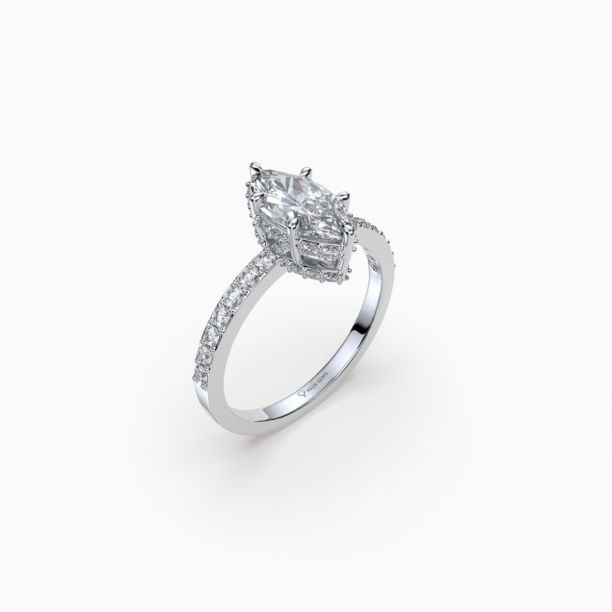Moissanite Diamond Rings - River