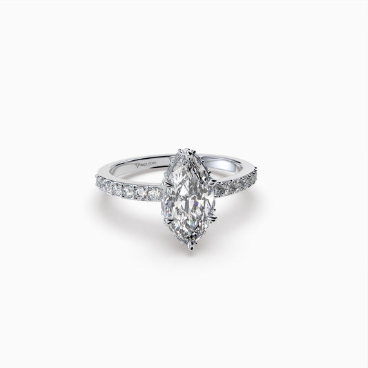 Moissanite Diamond Rings - River