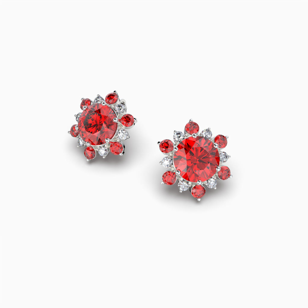 Garnet Spessartite Stone Earring - Lainey