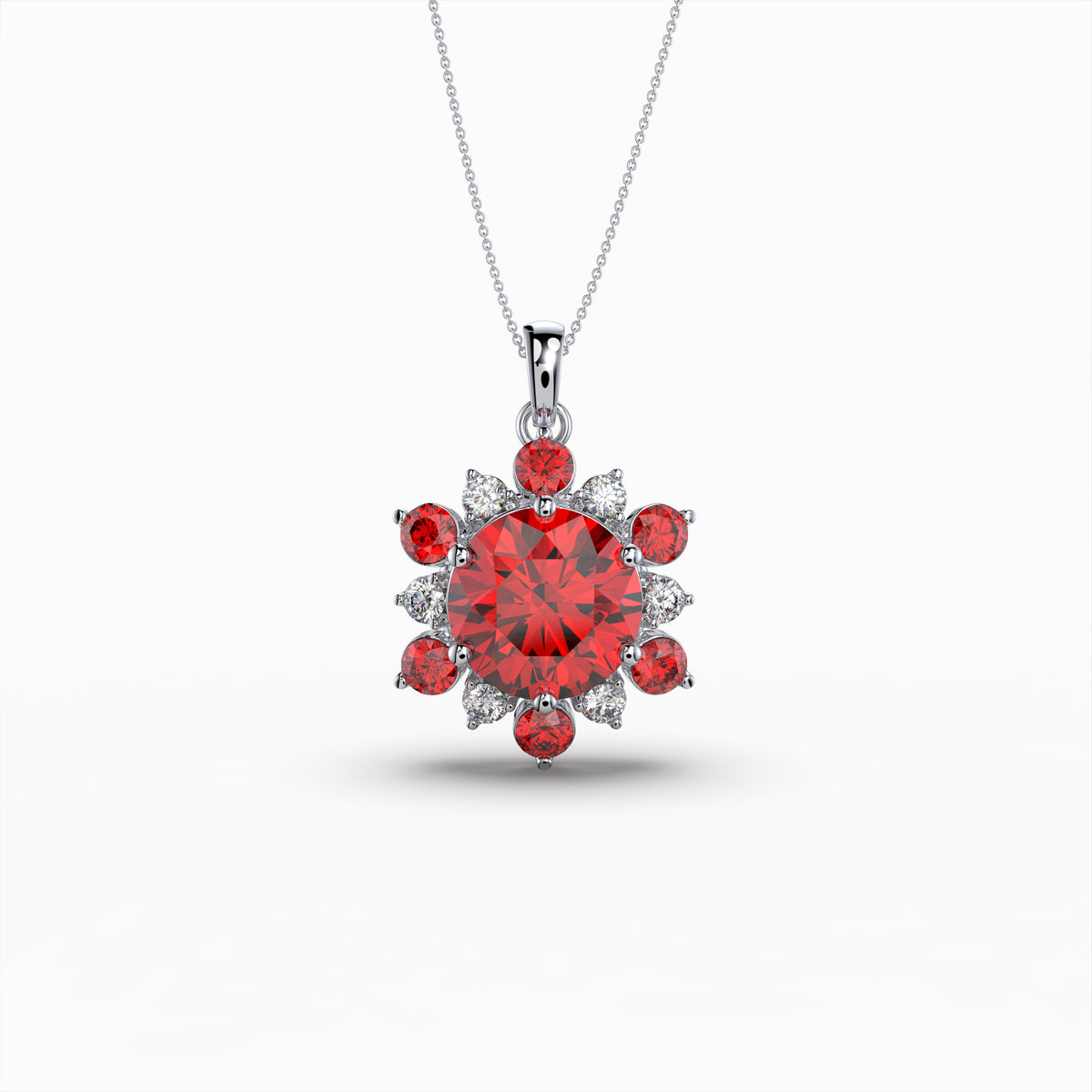 Garnet Spessartite Stone Pendant - Alani