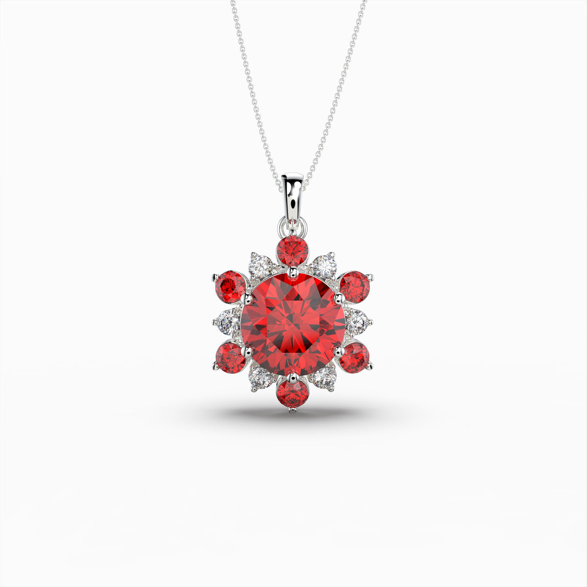 Garnet Spessartite Stone Pendant - Alani
