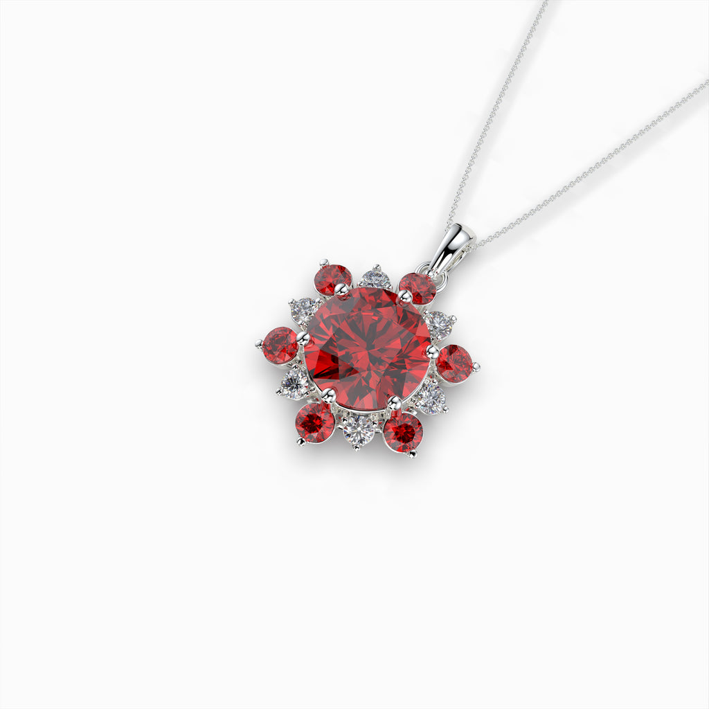Garnet Spessartite Stone Pendant - Alani