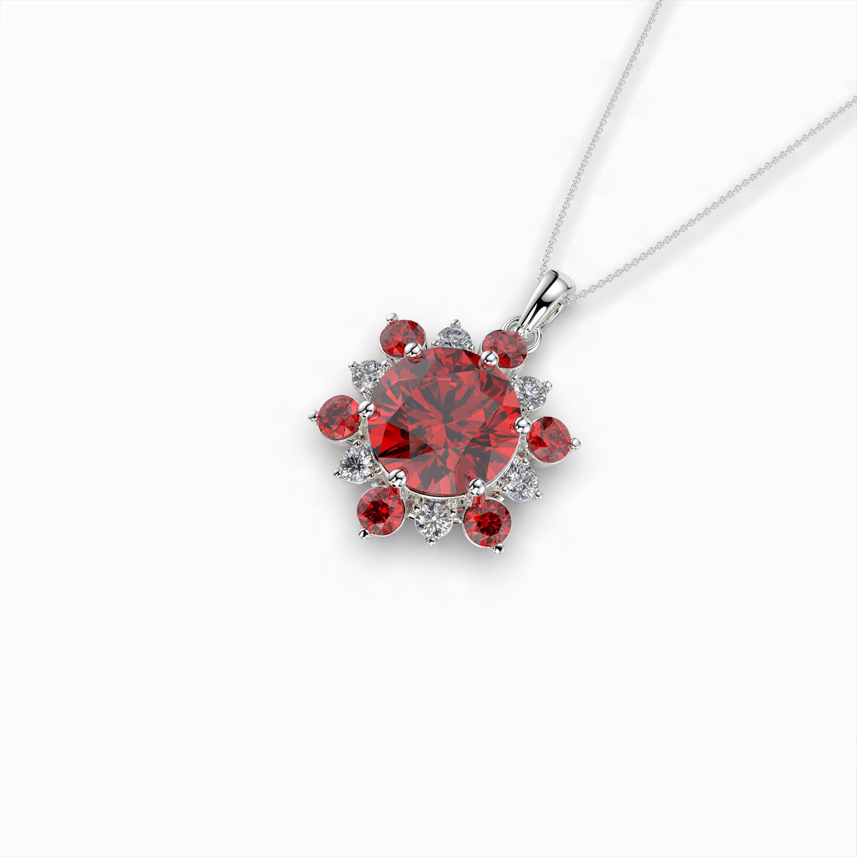 Garnet Spessartite Stone Pendant - Alani