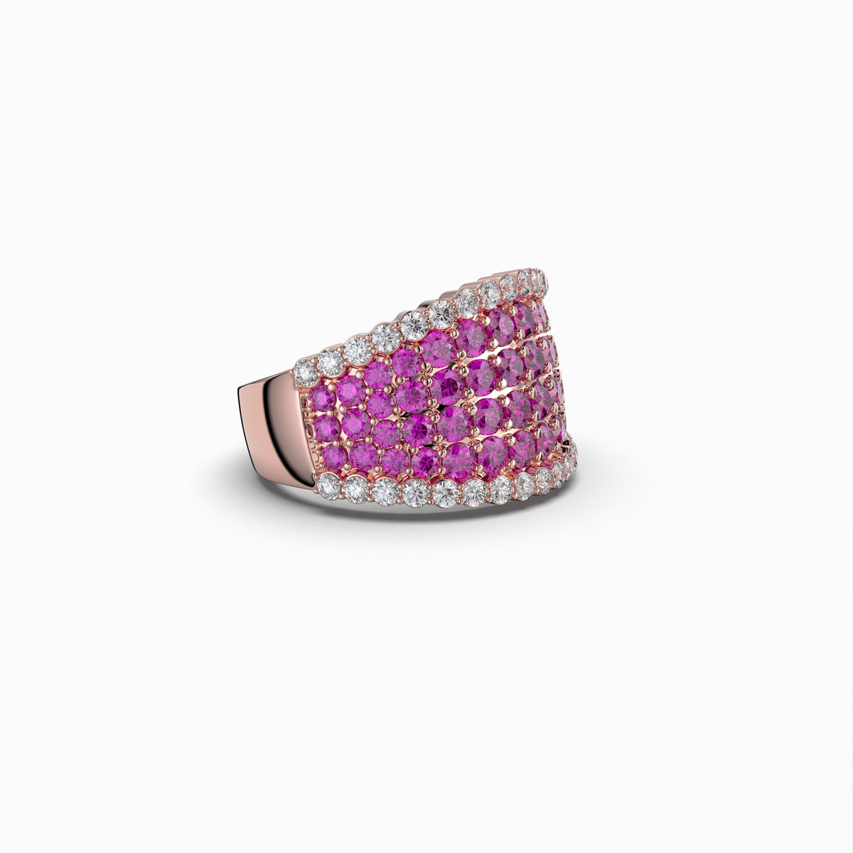 Garnet Rhodolite Stone Ring - Ruth
