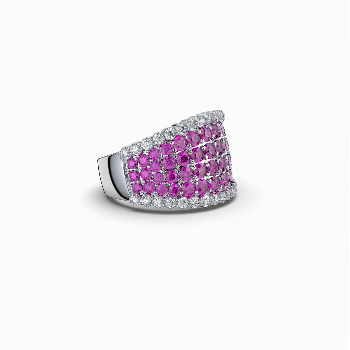 Garnet Rhodolite Stone Ring - Ruth