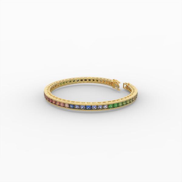 Multi Color Sapphire Bracelets