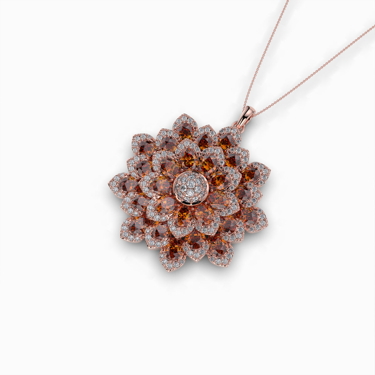 Natural Hessonite Stone Pendant
