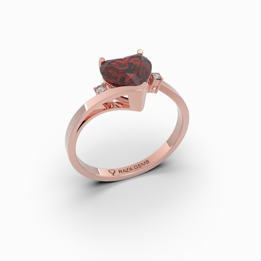 Natural Ruby Ring. - Alevtina