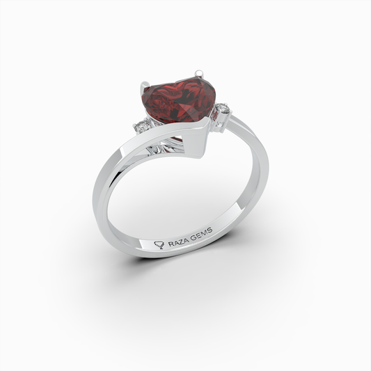 Natural Ruby Ring. - Alevtina
