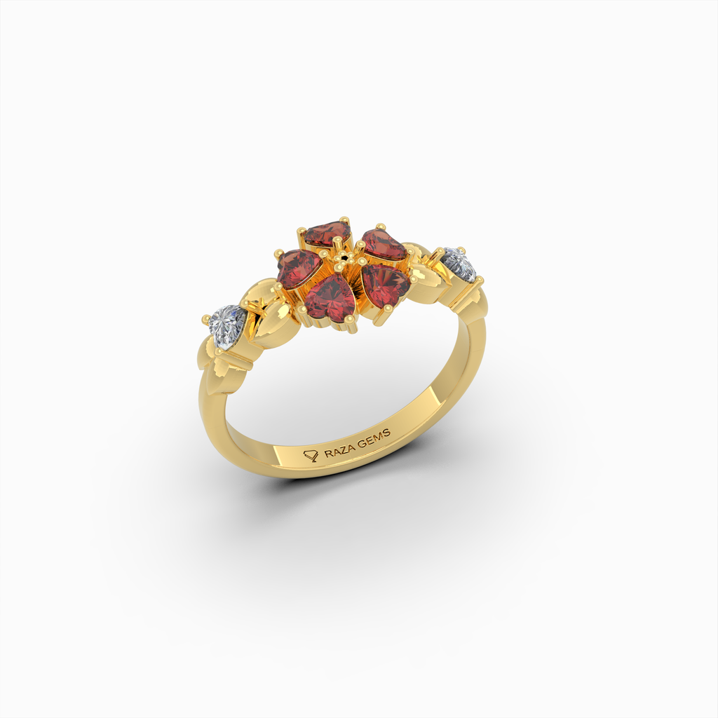 Natural Ruby Ring - Angelina