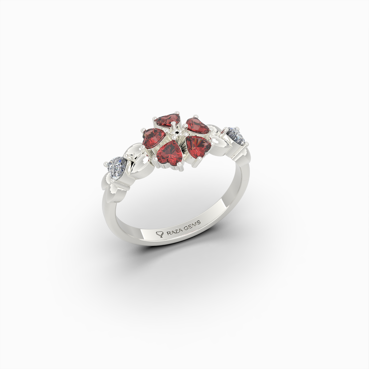 Natural Ruby Ring - Angelina