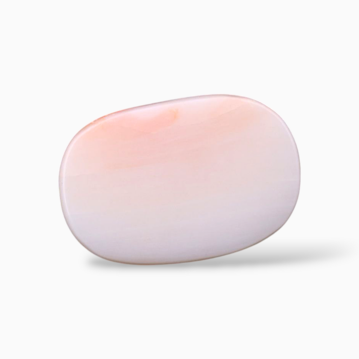 Buy Now Pink Coral Stone 11.76 Carats In Oval Cabochon Shape 11.3x16.6mm Size